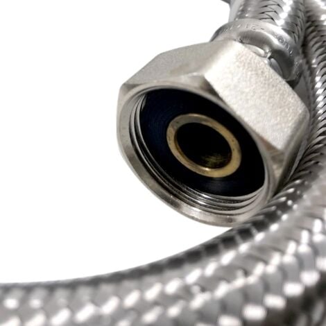 Flexible Inox ø13mm Intérieur F-f 1/2 pouces  (15/21) Longueur 200cm