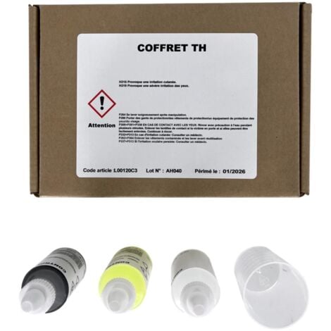 Test TH - Test Dureté Eau Kit Analyse Dureté De L'eau Multi Usage Fabrication Française