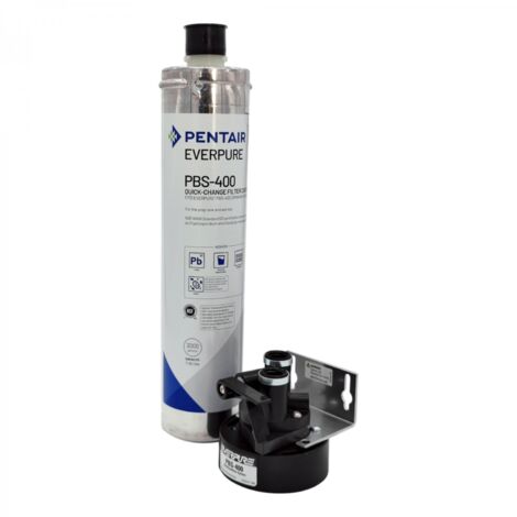 Pentair – Purificateur d'eau sous évier – Filtration 0.5 microns – Débit 8.3 l/min – Tête de connexion 3/8 pouces – Capacité 11 356 litres (1/5)