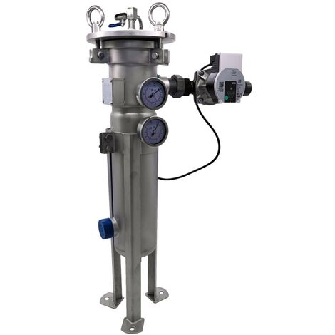 Toodo – Désemboueur magnétique inox 33/42 – Circulateur 4 m3/h – Filtration 50µm – Pression 10 bars – Raccords femelles 1/4 et 3/4