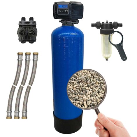 Toodo – Neutraliseur de pH 100L – Vanne Fleck 5600 SXT – Débit 2.9 m3/h – Compatible avec systèmes de plomberie – Reminéralisation efficace (1/6)