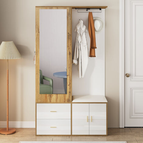 Bois Blanc Armoires et penderies | Meubles de chambre | Meubles