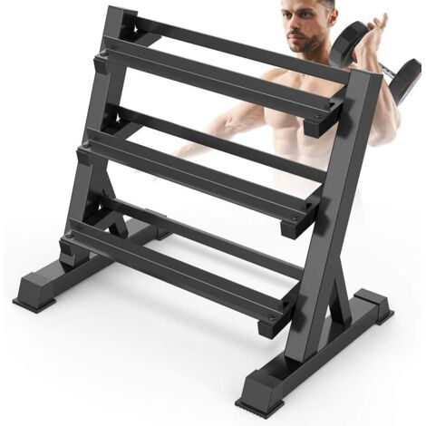 Support D'haltères Réglable Multifonction - Jusqu'à 250kg, Acier Carbone, Pour Home Gym