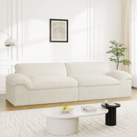 HOMCOM Canapé modulable avec Pouf et Rangement, canapé d'angle 3 Places en L avec Coussins et revêtement en Flanelle pour Le Salon, 213x156x88 cm, Gris foncé HOMCOM Canapé modulable avec Pouf et Rangement, canapé d'angle 3 Places en L avec Coussins et revêtement en Flanelle pour Le Salon, 213x156x88 cm, Gris foncé