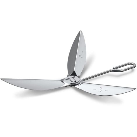 Kit de nettoyage One-Touch de 57 cm (22-1/2 pouces) pour pièces de barbecue Weber, pièces de rechange pour barbecue Weber 7444, plus épais, robuste, résistant à la chaleur, facile à installer, argent (1/5)