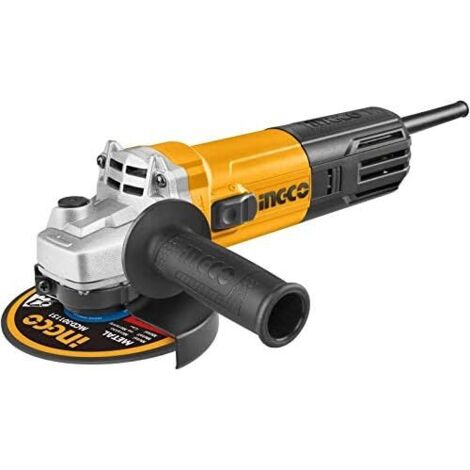 Ingco AG75018 - Smerigliatrice Angolare 115mm 750W Disco di Smerigliatura
