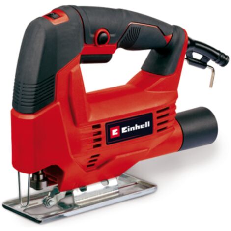 Einhell Seghetto alternativo TC-JS 60/1 (tensione 220-240 V, 400 W, oscillazioni al min. 1000-3000, max taglio legno 60 mm, plastica 10 mm, metallo 6 mm, cambio lama manuale)