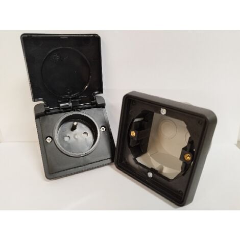 PRISE DE COURANT HYDRO NIKO ÉTANCHE 2P+T 16A 250V ENCASTREE