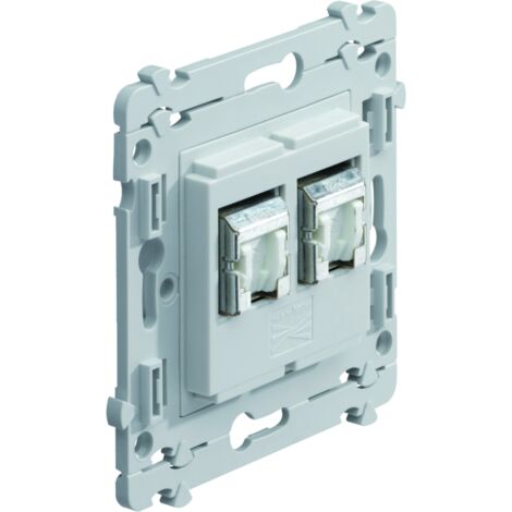KALLYSTA PRISE RJ45 DOUBLE - CATÉGORIE 6 FTP POUR GRADE 2