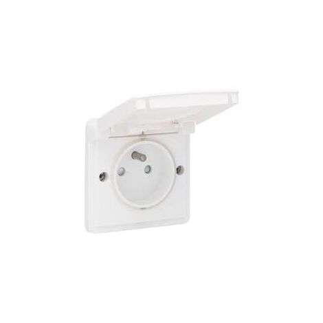 PRISE DE COURANT HYDRO NIKO ÉTANCHE BLANCHE 2P+T 16A 250V 701-36600