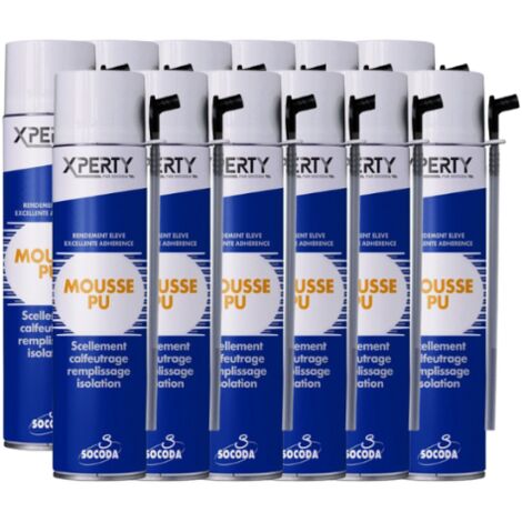 MOUSSE POLYURÉTHANE 750ML SOCODA PAR LOT