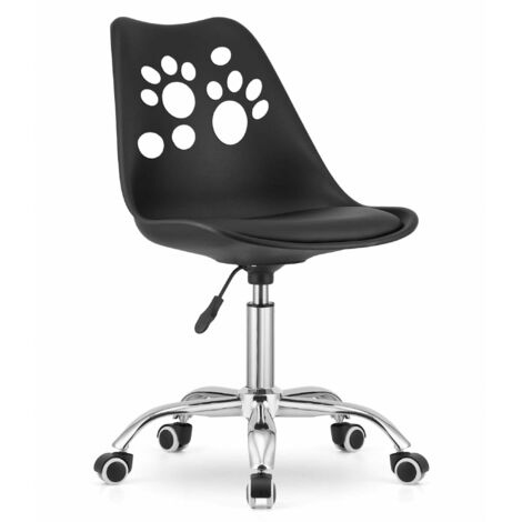 Poltrona Valora PRINT nera ergonomica da ufficio moderno per la casa (1/5)