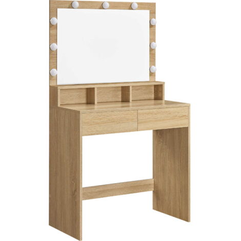 Valora peinadora YOL roble Sonoma con cajón diseño elegante (1/4)