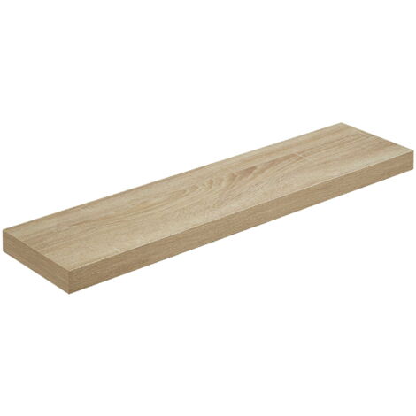 Estantería de pared Valora 80 cm – Roble Sonoma, diseño flotante