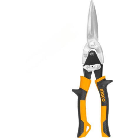 Cesoia lattoniere dritta professionale 300 mm taglio plastica gomma ottone 0,5mm (1/5)