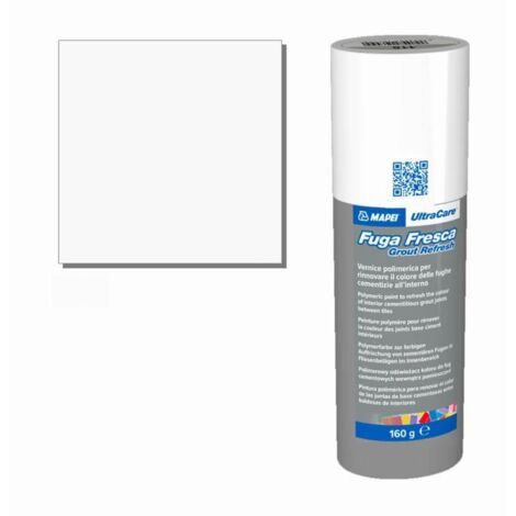 Mapei Ultracare FUGA FRESCA 100 BIANCO vernice polimerica per rinnovare il colore delle fughe cementizie Flacone 160gr.
