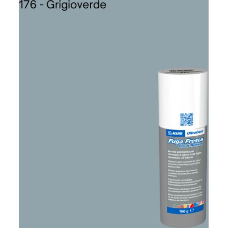 Rinnovo fughe sbiadite ripristinare pavimento ultracare fuga fresca 160 gr colore- grigioverde - 176 - confezione 1
