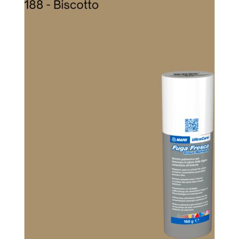 Rinnovo fughe sbiadite ripristinare pavimento ultracare fuga fresca 160 gr colore- biscotto - 188 - confezione 1