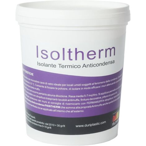 Isoltherm fissativo murale termoisolante anticondensa isolante aggrappante formato 5 lt - confezione 1
