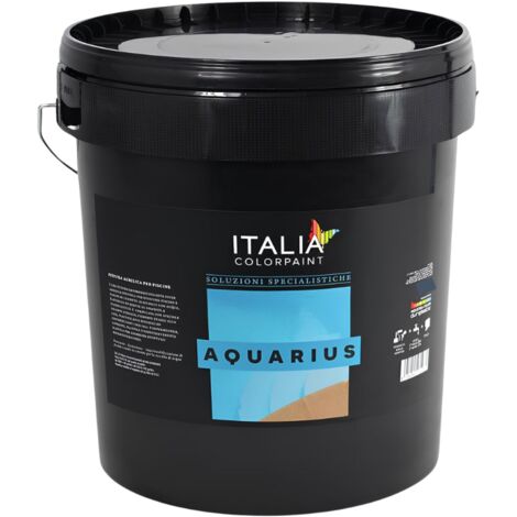Aquarius pittura acrilica piscine cemento colore celeste italia colorpaint formato 5 lt - confezione 1