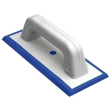 Spatola fuga doppio profilo gomma morbida azzurrina 100x245 mm