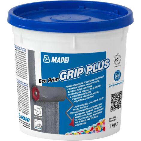 Eco prim grip plus primer promotore adesione universale interno esterno formato 1 kg - confezione 1