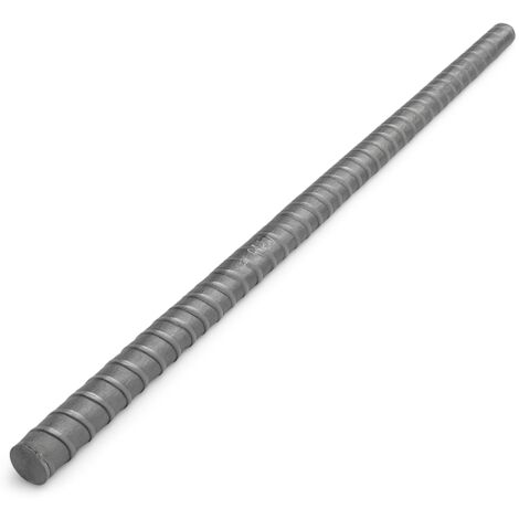 Tondino ferro zigrinato 1,2 m barra armatura cemento armato alta aderenza edilizia misura Ø 10 mm - confezione 1