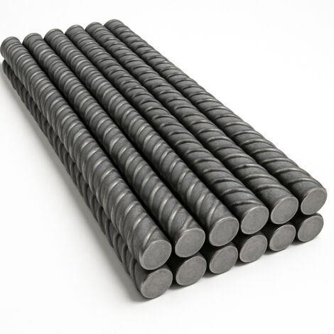 Tondino ferro zigrinato 2 m barra armatura cemento armato edilizia pezzi 10 misura Ø 14 mm - confezione 1