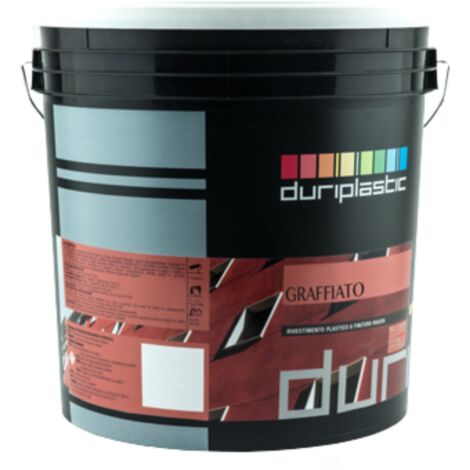 Rivestimento graffiato plastico idrorepellente bianco quarzi purissimi esterni formato 25 kg - confezione 1