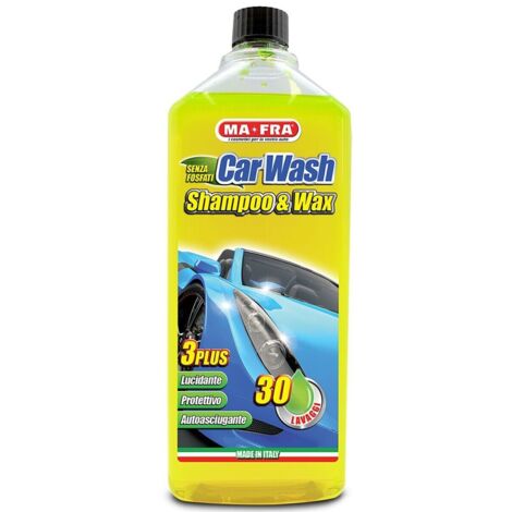 MA-FRA Car Wash Shampo e Cera per Auto Moto Protegge Anti-alone Hydro Speed – 1 Lt