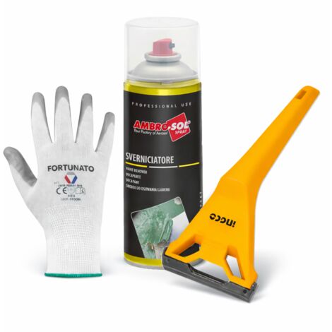 Kit completo per rimozione vernice e incrostazioni superfici