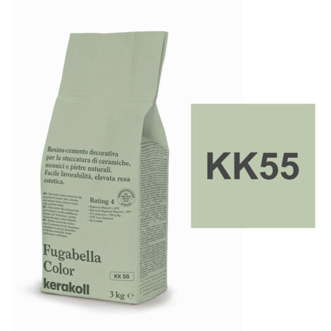 Kerakoll FUGABELLA COLOR KK55 resina stucco piastrelle mosaici marmi 3 KG (1/2)