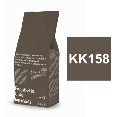 Kerakoll FUGABELLA COLOR KK158 resina stucco piastrelle mosaici marmi 3 KG (1/2)