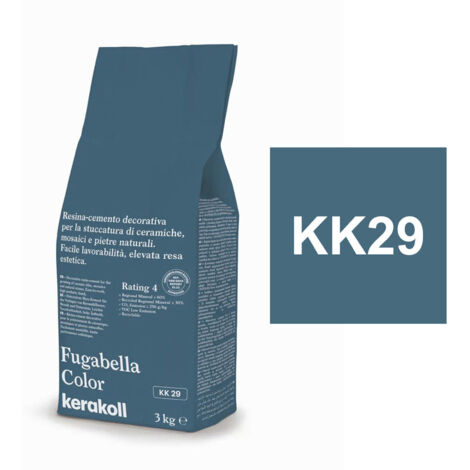 Kerakoll FUGABELLA COLOR KK29 resina stucco piastrelle mosaici marmi 3 KG (1/2)