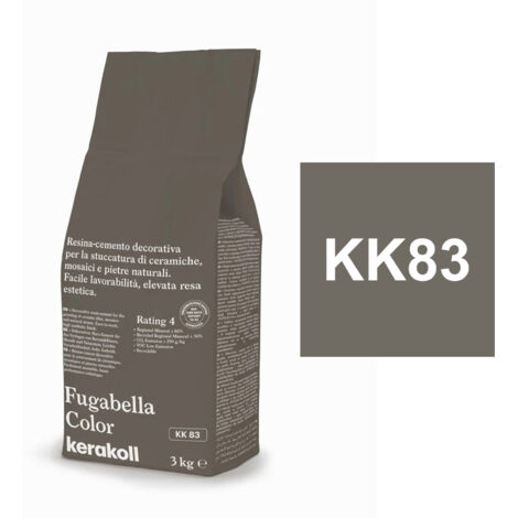 Kerakoll FUGABELLA COLOR KK83 resina stucco piastrelle mosaici marmi 3 KG (1/2)