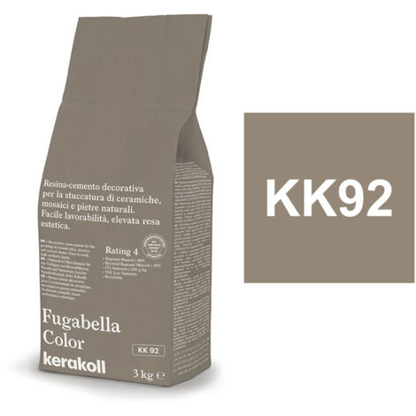 Kerakoll FUGABELLA COLOR KK92 resina stucco piastrelle mosaici marmi 3 KG