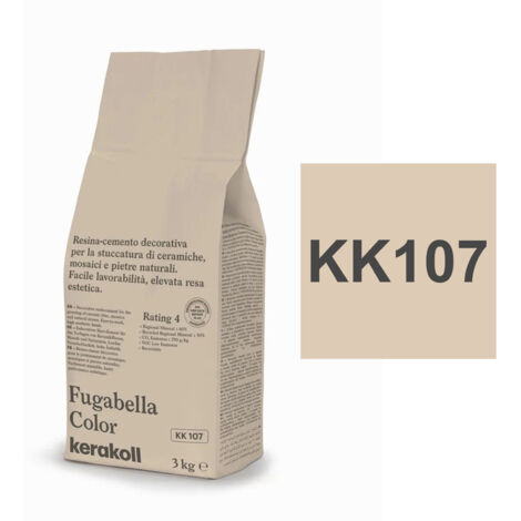 Kerakoll FUGABELLA COLOR KK107 resina stucco piastrelle mosaici marmi 3 KG (1/3)