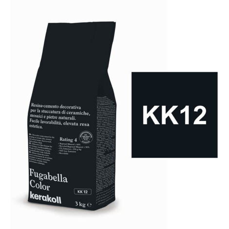 Kerakoll FUGABELLA COLOR KK12 resina stucco piastrelle mosaici marmi 3 KG (1/2)