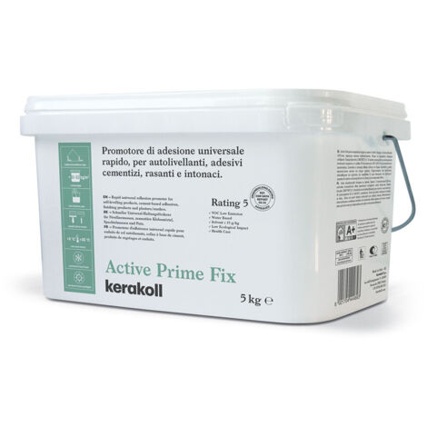 ACTIVE PRIME FIX 1 KG - PROMOTORE DI ADESIONE MONOCOMPONENTE ALL'ACQUA PER AUTOLIVELLANTI INTERNI ED ESTERNI 25 KG - KERAKOLL