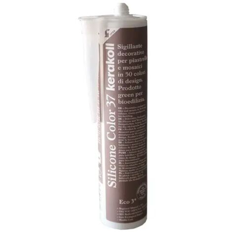 Silicone sigillante decorativo piastrelle mosaici giunture fughe colorato 310 ml colore- n 37 - confezione 1 (1/2)
