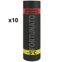 Membrana bituminosa impermeabilizzante casasciutta 4 kg/mq -5°c 10 rotoli 1x10 m