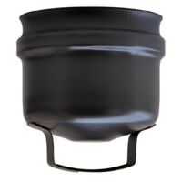 Tappo condensa cieco acciaio inox diametro 80mm spessore 1,2mm canna fumaria
