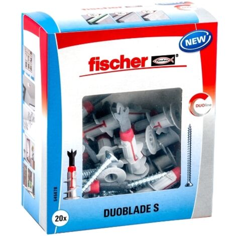 Taco Autoperforante Nylon Long 44mm Yeso Caja25Unid Duoblade Fischer