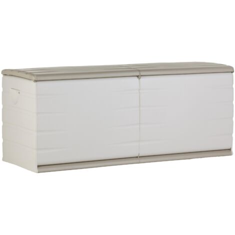 Plastiken Serie Space-Saver baúl de exterior 153x61x53 cm beige 450 L