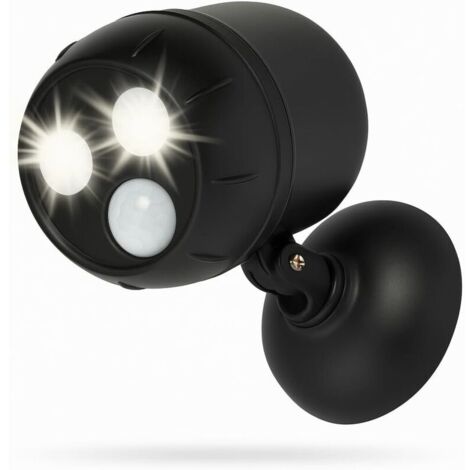 Lampe Détecteur De Mouvement Extérieure à Pile - Éclairage Mural LED Pour Jardin Garage Terrasse