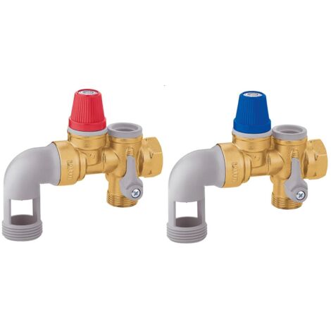 Thermador – Groupe de sécurité coudé 3/4 en laiton NF-ACS – Protection chauffe-eau contre surpression – Clapet démontable pour entretien facile - standard-3