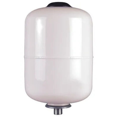 Thermador – Vase d'expansion sanitaire 25L – Fixation murale – Vessie butyle – Acier laqué blanc – Pression max 7 bar