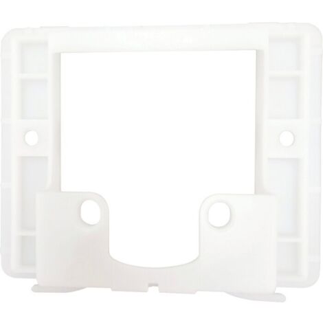 Siamp – Plaque de commande WC VERSO 1100/350 – Finition métal – Longueur 18,8 cm – Largeur 16,7 cm – Hauteur 3 cm – Pièce détachée