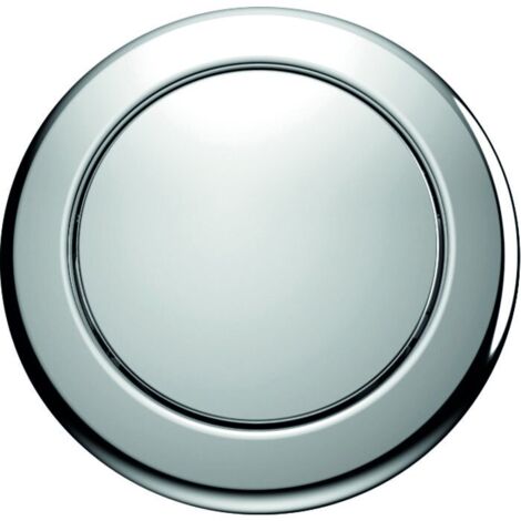 Siamp – Bouton poussoir WC chromé – Mécanisme Storm 33A et Switch 22A – Installation facile – Finition chromée moderne