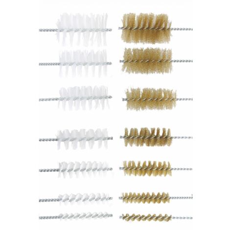Progalva – Goupillon acier 30 mm pour nettoyage conduits chaudières gaz – Longueur 1 mètre – Tige torsadée pour accès facile